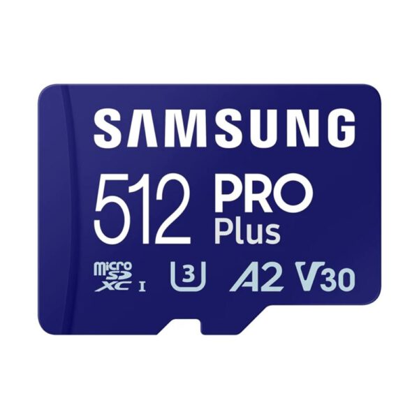 *Tarjeta memoria micro sd samsung microsdxc pro plus 512gb clase 10 + adaptador sd