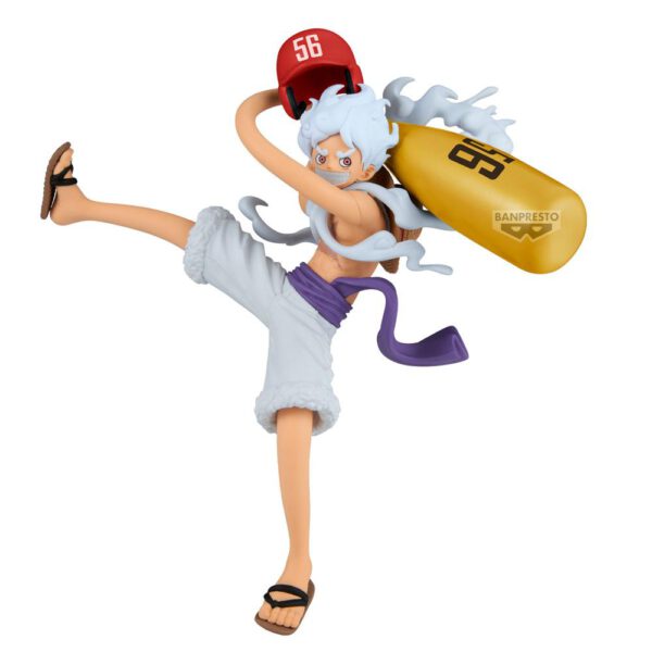 *Figura banpresto one piece battle record collection monkey d.luffy gear5 17cm