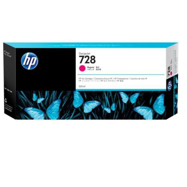*Cartucho tinta hp 728 300ml magenta