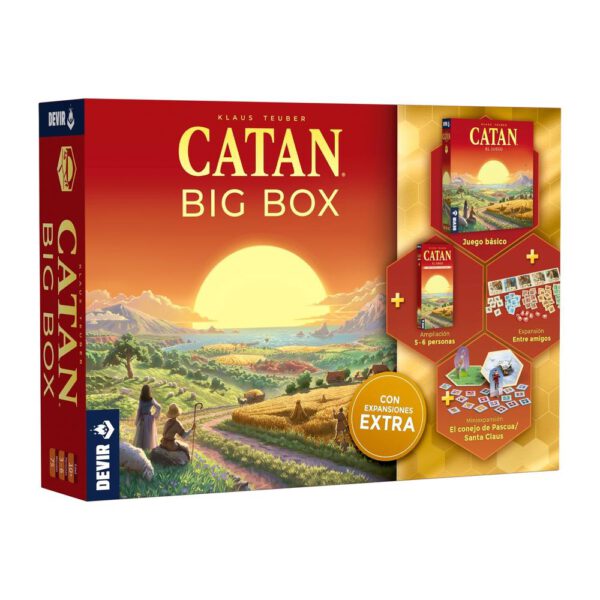 *Juego de mesa devir catan big box pegi 10