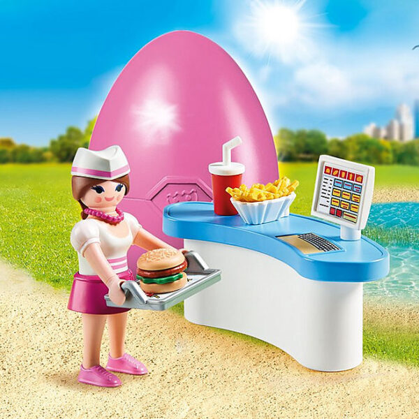 *Playmobil special plus camarera con mostrador huevo de pascua