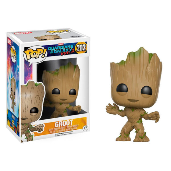 *Funko pop marvel los guardianes de la galaxia volumen 2 groot pequeño 13230