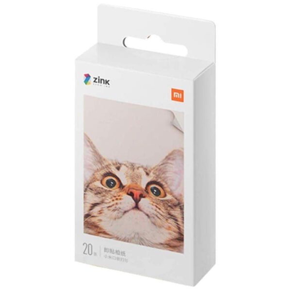 *Papel fotografico xiaomi mi portable photo printer paper 5x73cm 20 hojas