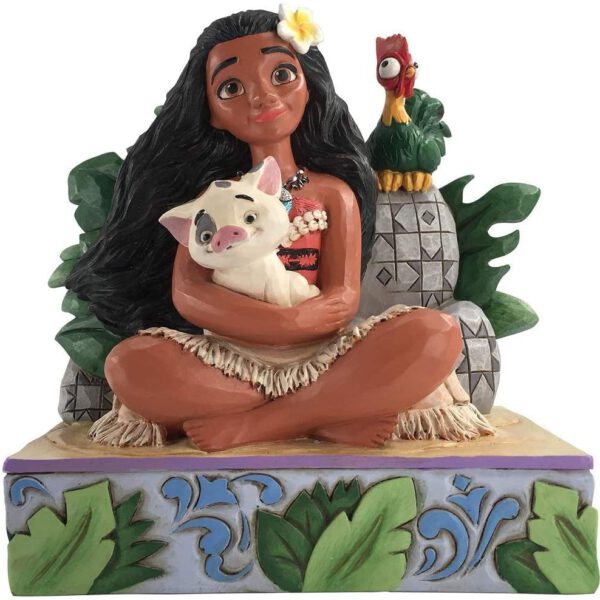 *Figura enesco disney vaiana moana con pua y hei hei