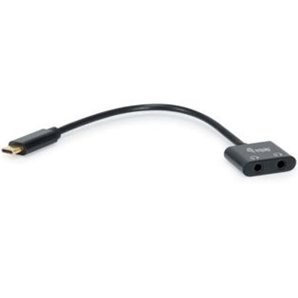 *Adaptador equip usb tipo c a jack 3.5mm dual