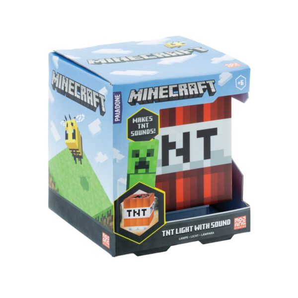 *Lampara paladone minecraft caja tnt