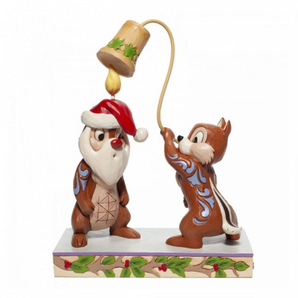 *Figura enesco disney chip & dale version navideña