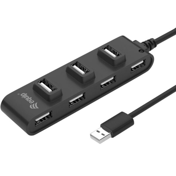 *Hub usb equip usb tipo a a 7 puertos usb 2.0