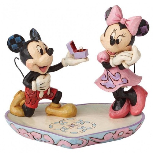 *Figura enesco disney tradiciones mickey & minnie pedida de mano