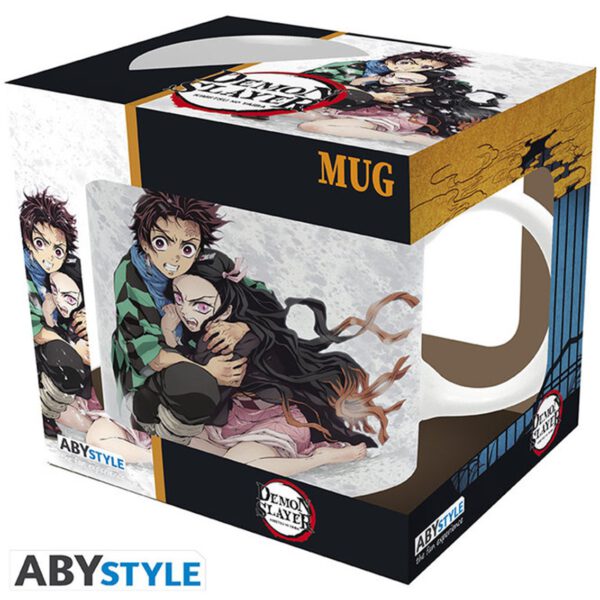 *Taza abysse 320 ml demon slayer tanjiro & nezuko caja 2 uds
