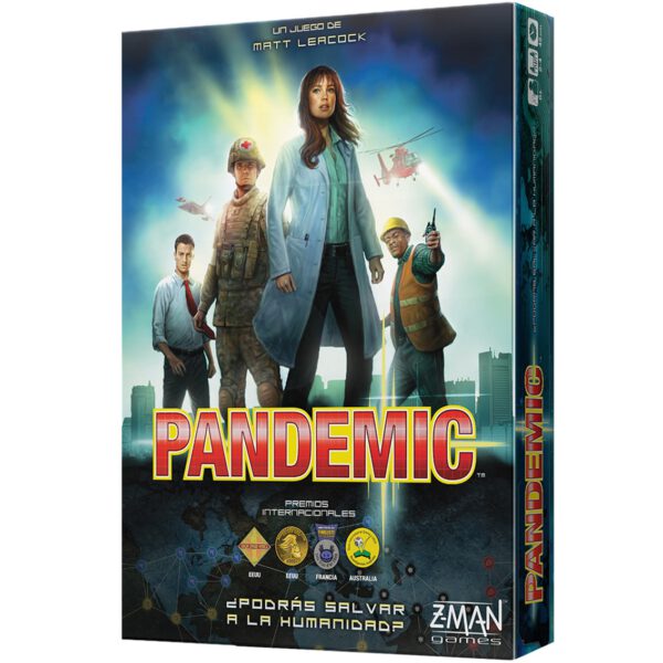 *Juego de mesa asmodee pandemic pegi 8
