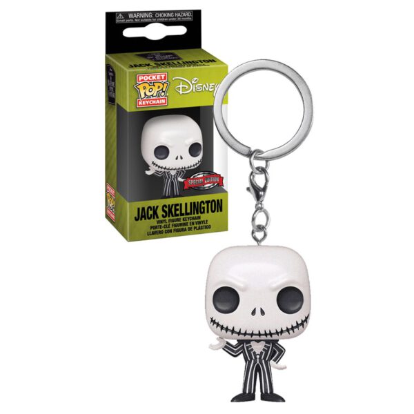 *Funko pop keychain llavero disney pesadilla antes de navidad jack skellington efecto metalico edicion especial 42983