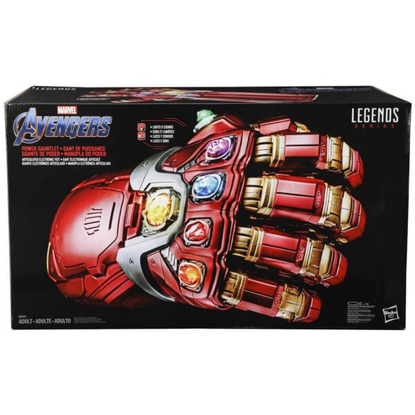 *Replica marvel guantelete del infinito iron man power con las gemas del infinito legends series