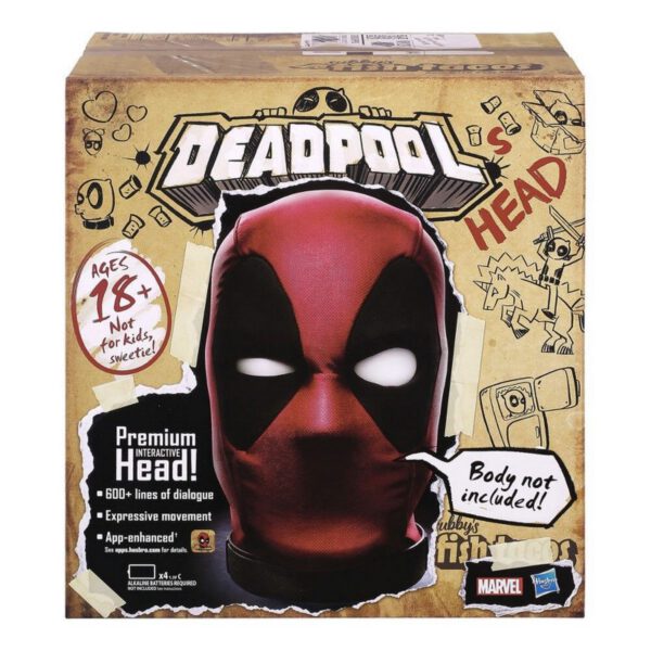 *Replica marvel cabeza animatronica deadpool legends series