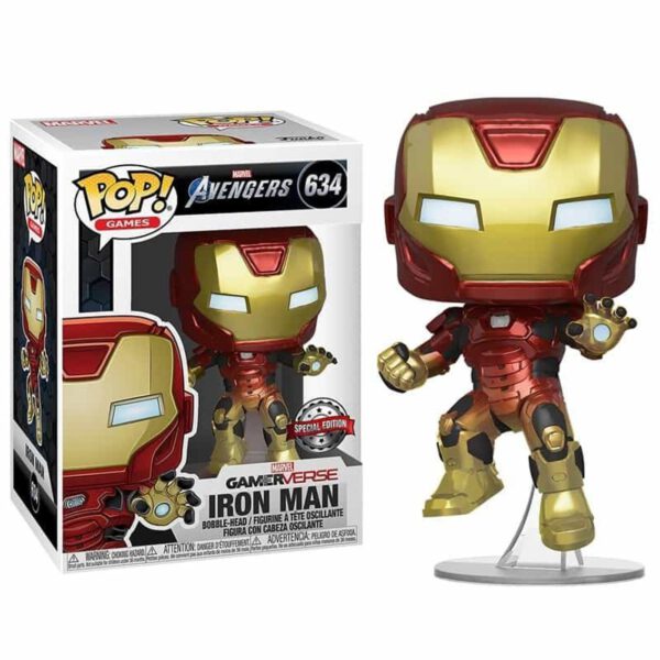 *Funko pop marvel avengers gamerverse iron man edicion especial 47817
