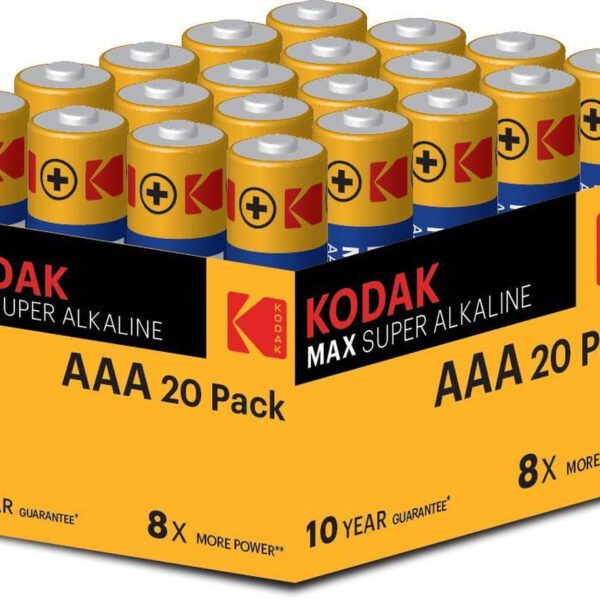 *Blister pilas kodak alcalina max aaa lr3  blister 20 pilas