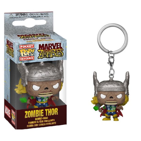 *Funko pop keychain llavero marvel thor zombie 54426