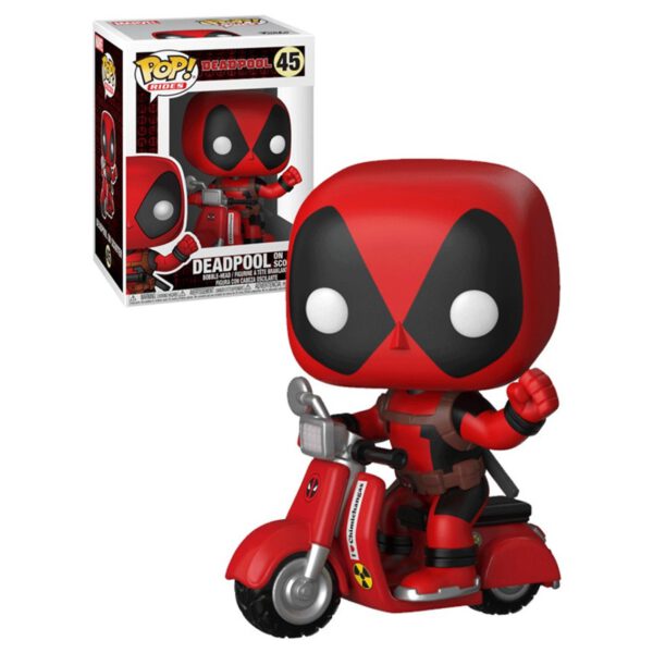 *Funko pop rides marvel deadpool con scooter 30969