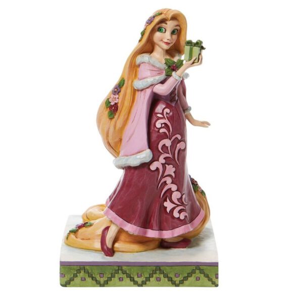 *Figura enesco disney enredados rapunzel con regalos