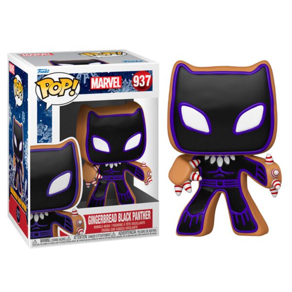 *Funko pop marvel navidad galleta jengibre black panther 50662