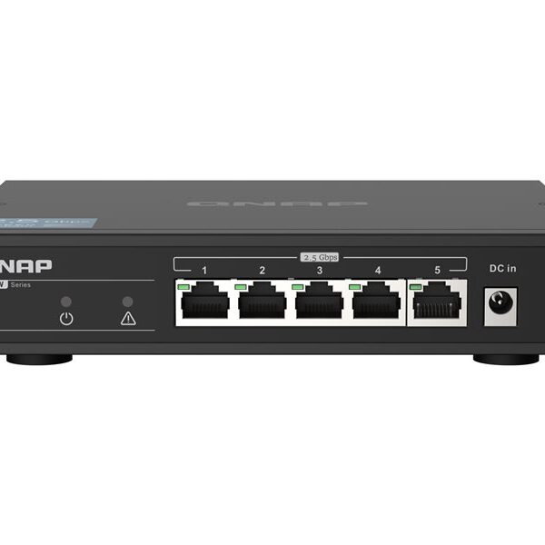 *Switch qnap qsw - 1105 - 5t 5 puertos 10 - 100 - 1000 - 2.5g