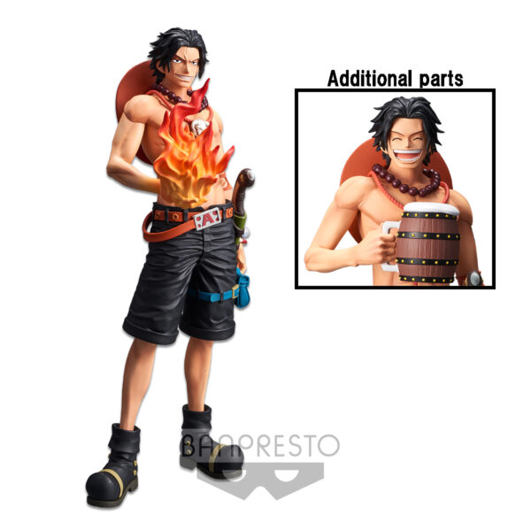 *Figura banpresto one piece portgas d.ace grandista