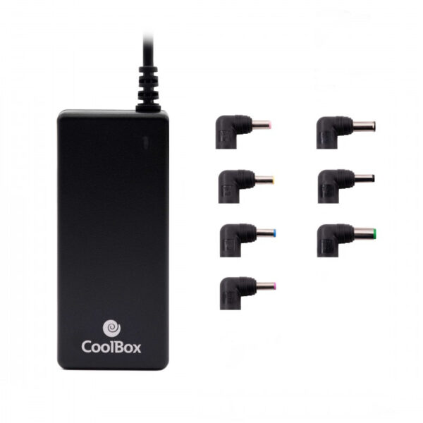 *Adaptador cargador de corriente universal para portatiles coolbox 65w