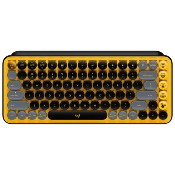 *Teclado logitech pop keys blast yellow wireless inalambrico