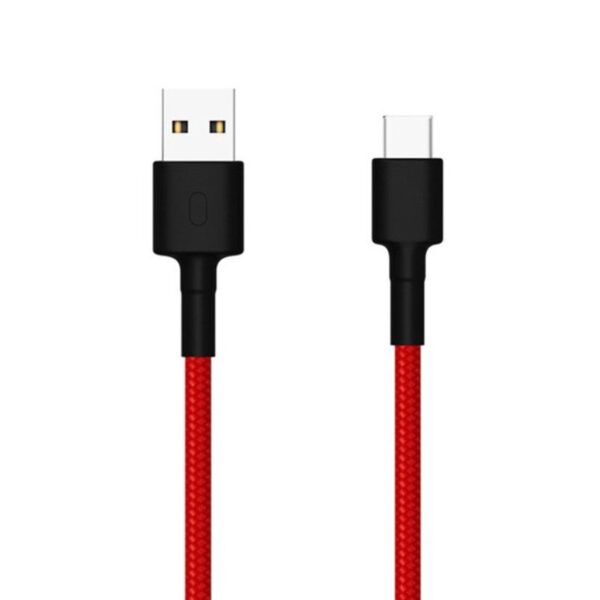 *Cable usb xiaomi sjv4110gl -  usb macho -  usb tipo c macho -  1m -  rojo - negro