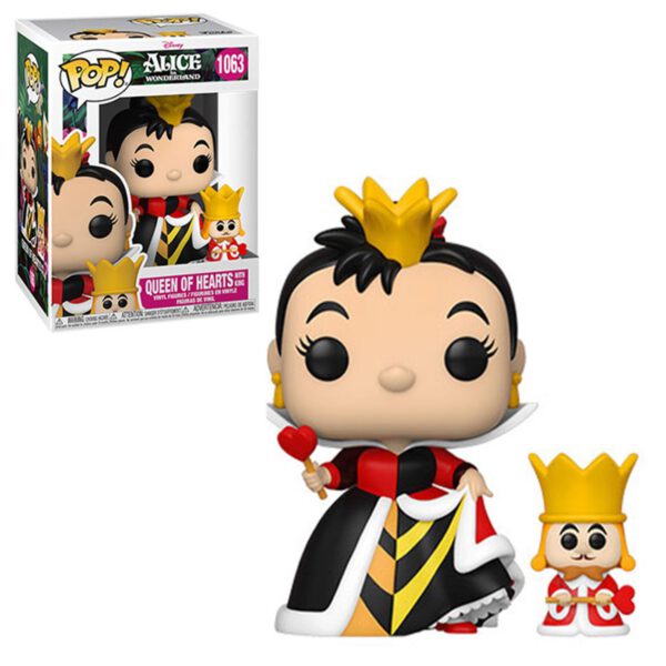 *Funko pop disney alicia en el pais de las maravillas 70th reina de corazones con rey 55740