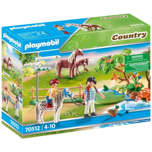 *Playmobil paseo en poni