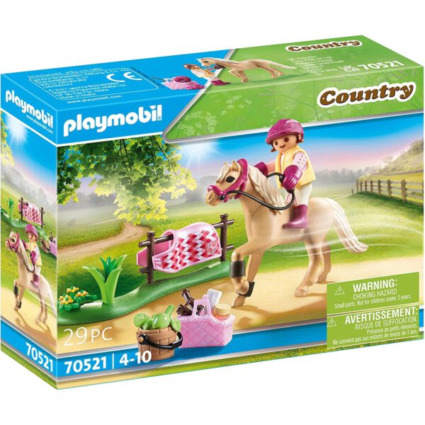 *Playmobil coleccionable poni de equitacion aleman