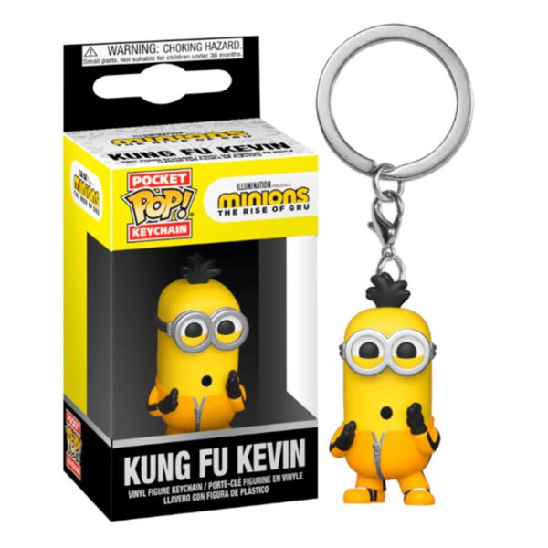 *Funko pop keychain llavero minions 2 kung fu kevin 47798