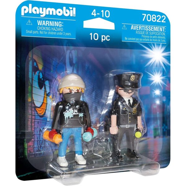 *Playmobil duo pack policia y vandalo