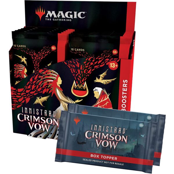 *Juego de cartas wizards of the coast collector booster display (12 mazos) innistrad crimson vow cartas magic inglés