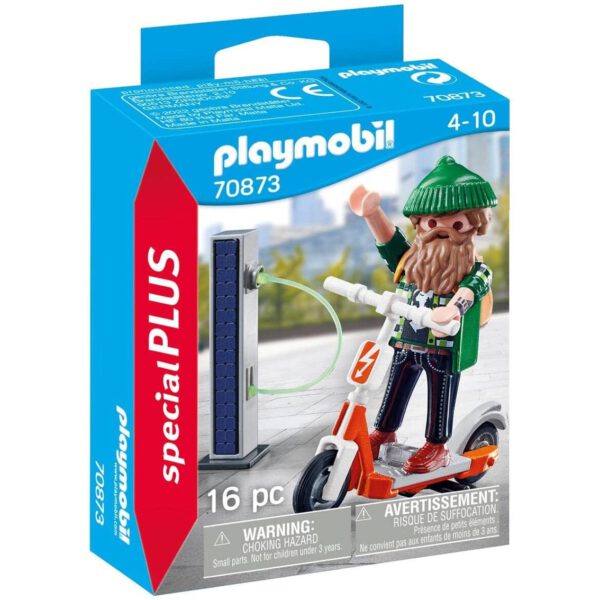 *Playmobil hipster con e - scooter
