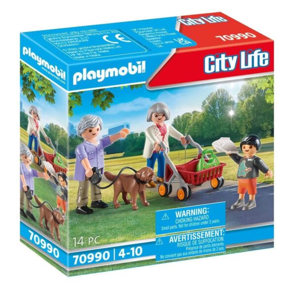 *Playmobil abuelos y nieto