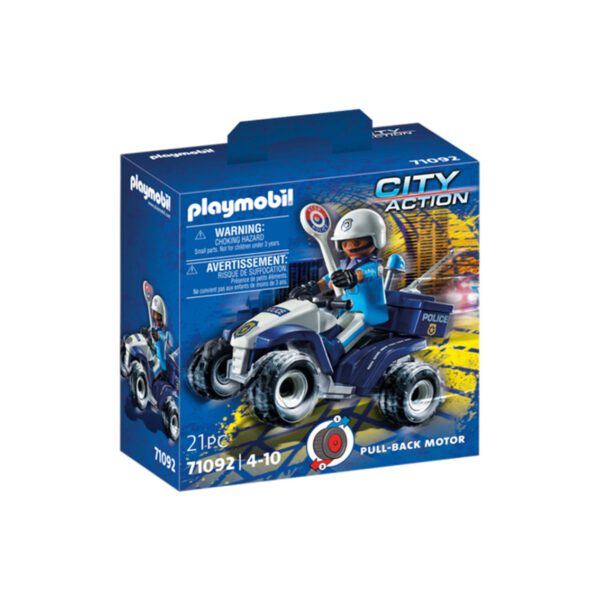 *Playmobil policia -  speed quad