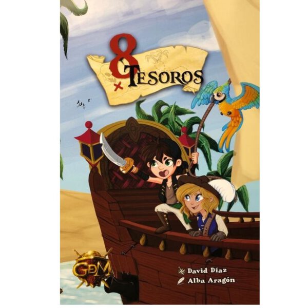 *Juego de mesa gdm 8 tesoros pegi 5