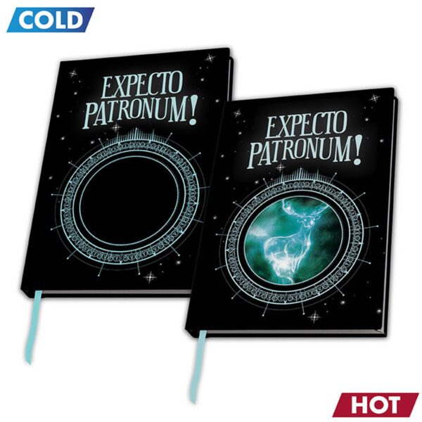 *Cuaderno premium termico abysse harry potter patronus