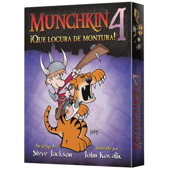 *Juego de mesa munchkin 4: ¡que locura de montura! pegi 10