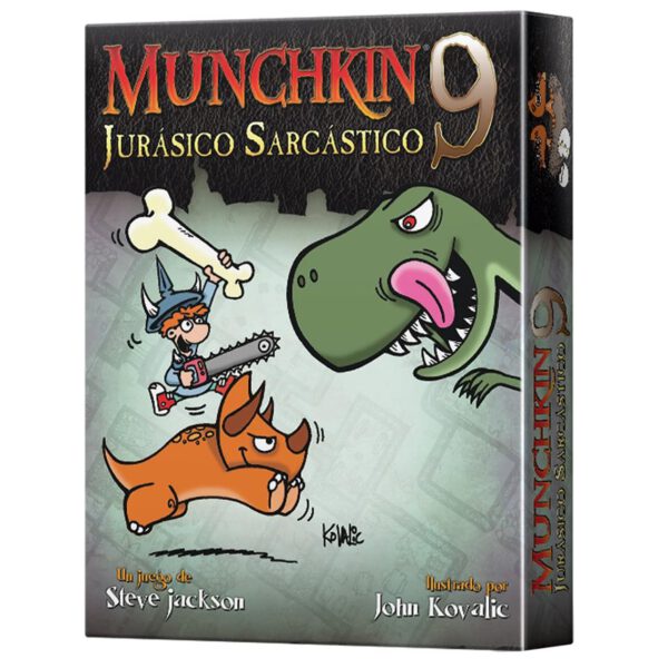 *Juego de mesa munchkin 9: jurásico sarcástico pegi 10