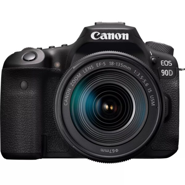 *Camara digital canon eos 90d 18 - 135mm is usm -  32.5mp -  digic 8 -  45 puntos de enfoque -  4k -  wifi -  bluetooth