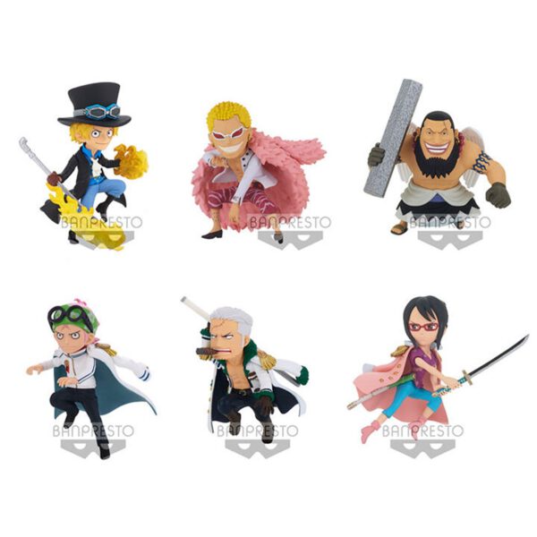 *Figura banpresto one piece world collectable new series 4 1 unidad aleatoria