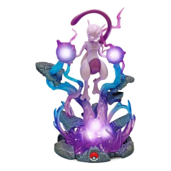 *Figura pokemon con iluminacion deluxe mewtwo