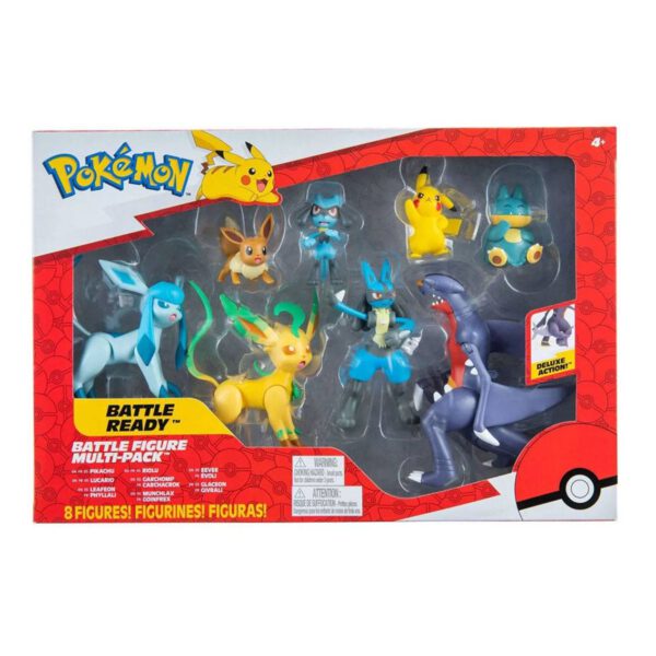 *Pack de 8 figuras pokemon batalla region sinnoh