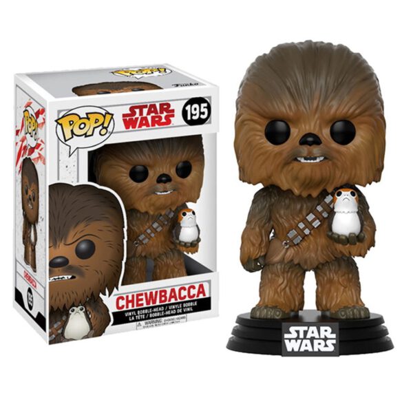 *Funko pop star wars e8 the last jedi chewbacca con porg 14748 - px - 1vw