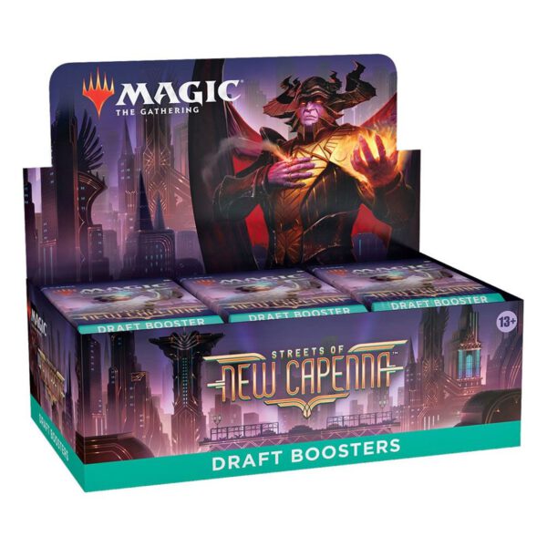 *Juego de cartas wizards of the coast magic the gathering streets of new capenna caja de sobres draft (36) inglés