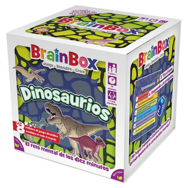 *Juego de mesa brainbox dinosaurios pegi 5