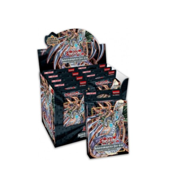 *Caja de sobres de cartas yu - gi - oh cyber strike unlimited reprint 8 sobres inglés